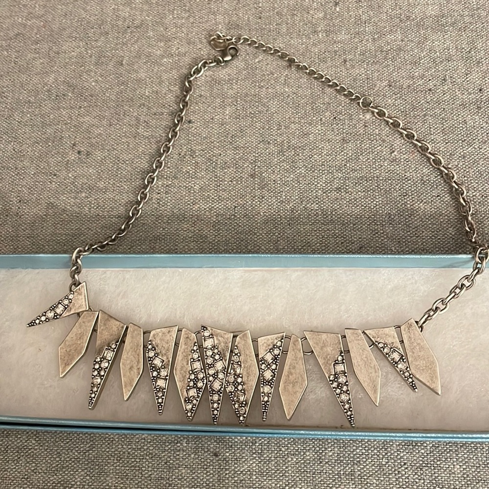 Touchstone Crystal Double Edged Necklace